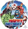 Balloon Foil 17 Avengers Happy Birthday Uninflated