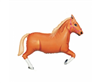 Balloon Foil 43 Horse Tan Uninflated 