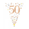Bunting 50th Birthday Spark Fizz RG 39m