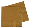 Five Star Napkins Cocktail 2Ply Metalic Gold 40 Pack