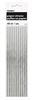 Silver Foil Paper Straws 10 Pack