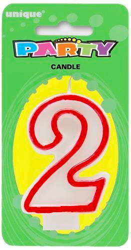 Candle 2 Red Border