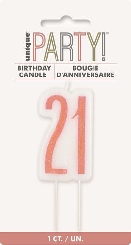 Candle Rose Gold 21