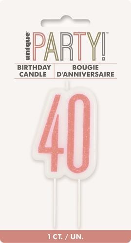 Candle Rose Gold 40