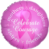 BALLOON FOIL 18 BREAST CANCER AWARENES UNINFLATED