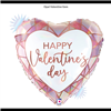 BALLOON FOIL 18 VALENTINES OPAL GEM 26157P UNINFLATED