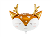 BALLOON FOIL 26 DEER HEAD UNINFLATED