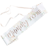 Baby In Bloom Sash Mummy To Be Foiled