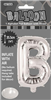 BALLOON FOIL 14 SILVER B  SelfInflating