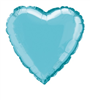 Balloon Foil 18 Heart Pastel Blue Uninflated 