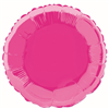 Balloon Foil 18 Round Hot Pink Uninflated