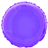 Balloon Foil 18 Round Purple Uninflated