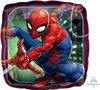 Balloon Foil 18 Spiderman Animated Square Uninflated
