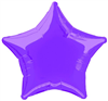 Balloon Foil 20 Star Purple Uninflated