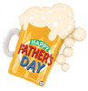 Balloon Foil 27 Fathers Day Beer Mug Uninflated