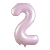 Balloon Foil 34 Matt Pastel Pink 2 Uninflated