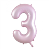 Balloon Foil 34 Matt Pastel Pink 3 Uninflated
