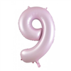 Balloon Foil 34 Matt Pastel Pink 9 Uninflated