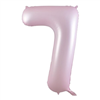 Balloon Foil 34 Matte Pastel Pink 7 Uninflated 