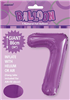 Balloon Foil 34 Purple 7 Uninflated