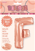 Balloon Foil 34 Rose Gold F Uninflated