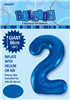 Balloon Foil 34 Royal Blue 2 Uninflated