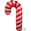 Balloon Foil 36 Xmas Candy Cane Uninflated 