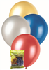 Balloons Metallic Assorted Colours 25 Pack