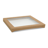 CATER BOX LID ONLY SQUARE LARGE KRAFT 