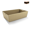 CATER BOX ONLY RECTANGLE MEDIUM BROWN 50CTN