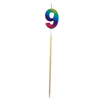 Candle 9 Long Pick Rainbow