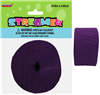 Crepe Streamer Deep Purple 24M