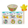 Easter Baking Cups With Picks 24pk 