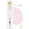 Five Star Balloons Matte Pastel Pink 30Cm 18Pk