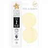 Five Star Balloons Pastel Yellow 60cm 2Pk