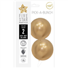 Five Star Balloons Reflex Gold 60Cm 2Pk