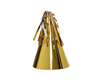 Five Star Party Hat With Tassel Topper Metallic Gold 10 Pack