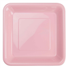 Five Star Square Snack Plate 7 Classic Pink 20 Pack