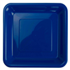 Five Star Square Snack Plate 7 True Blue 20 Pack