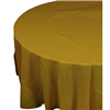 Five Star Table Cover Round Metallic Gold