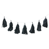 Tassel Garland Black 3M 12 Pack