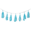 Tassel Garland Pastel Blue 3M 12 Pack