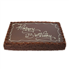 The French Kitchen Cake Half Slab Choc HBday 11kg