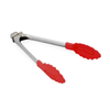 Tongs Mini Stainless Steel Nylon Head Red 18cm