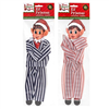 XMAS NAUGHTY ELF STRIPED PYJAMAS 62414