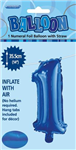 BALLOON FOIL 14 ROYAL BLUE 1  SelfInflating