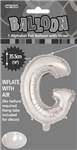 BALLOON FOIL 14 SILVER G  SelfInflating