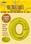 Balloon Foil 34 Gold O Uninflated