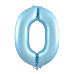 Balloon Foil 34 Matt Pastel Blue 0 Uninflated