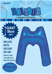 Balloon Foil 34 Royal Blue M Uninflated 